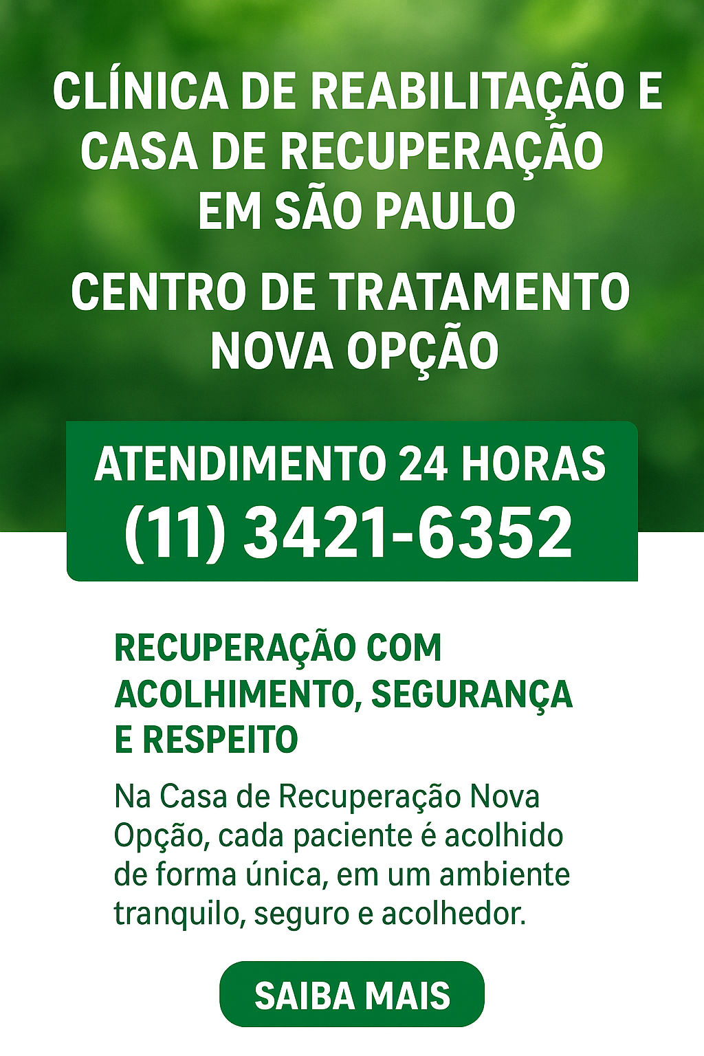 Clinica de reabilitação em São Paulo