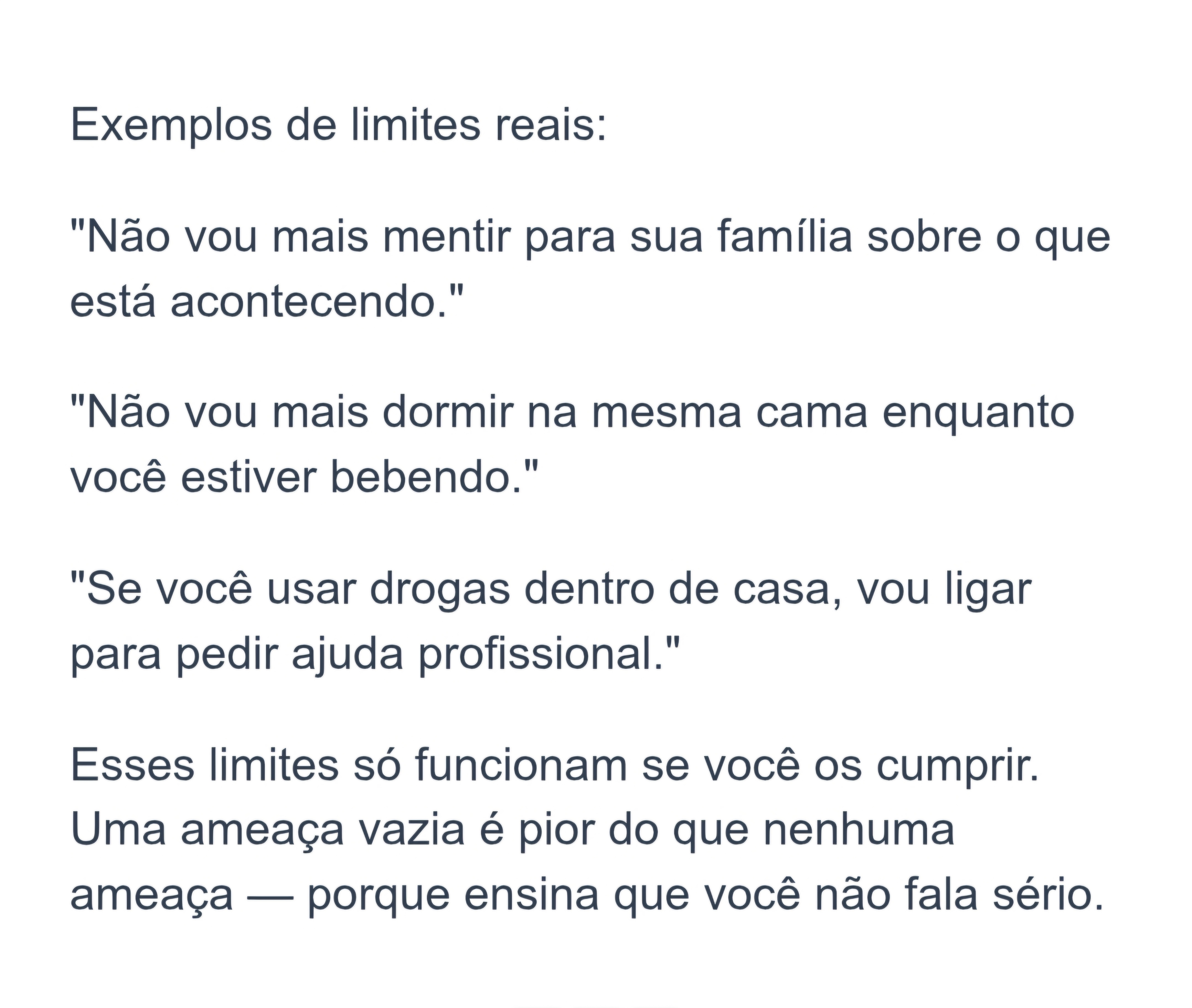 Quando alguém que você ama se perde.